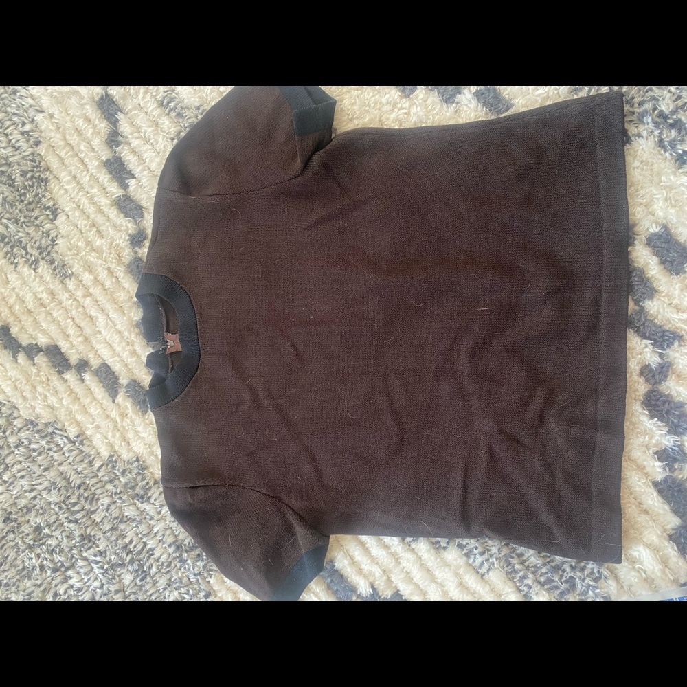 St. John short sleeve sweater